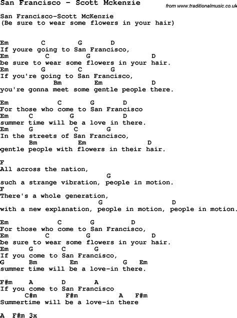 san francis song i am the chanel of|san francisco song lyrics.